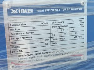 Máy sục khí công nghiệp Xinlei 22kW cho nuôi tôm thủy sản